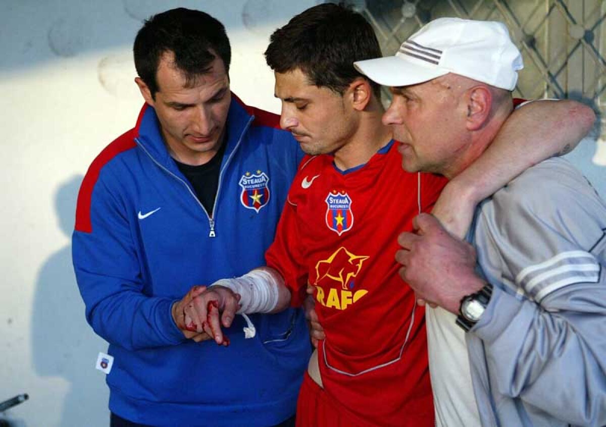 FOTO Intră în derby cu 7 copci în cap! » Rusescu ar putea fi pe teren la meciul cu Rapid