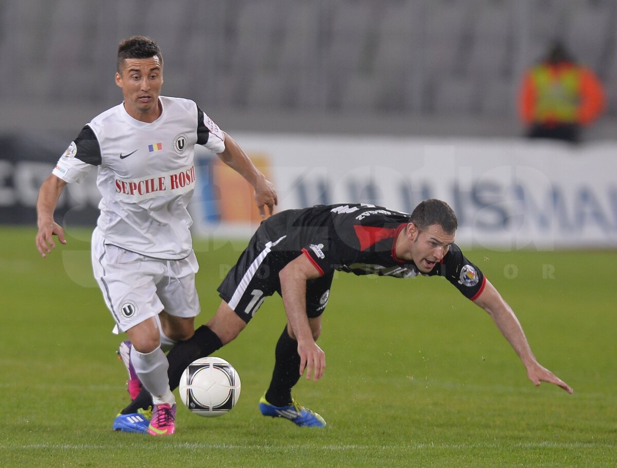 FOTO şi VIDEO Ganea, pedepsit de Mulţescu » U Cluj - Gaz Metan 3-4, după un meci-thriller