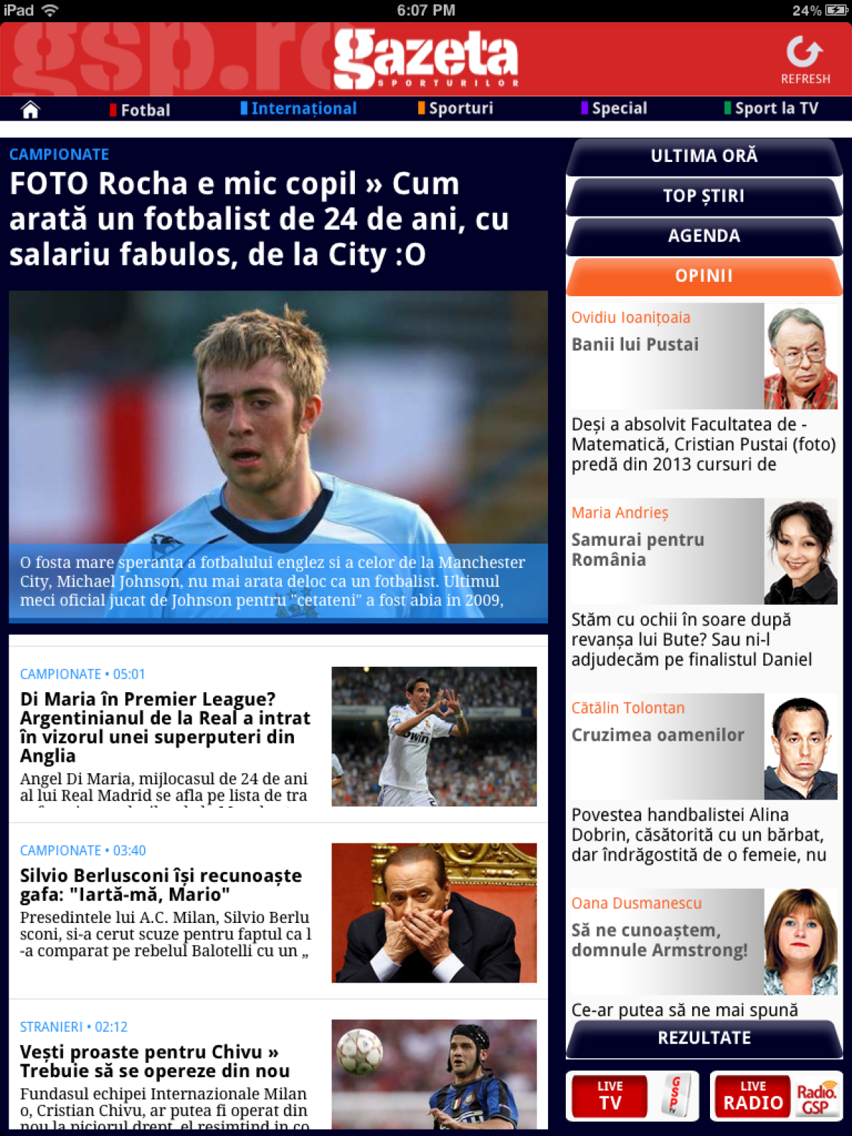 O nouă aplicaţie GSP pentru tablete iPad şi Android! Descarc-o acum, gratis, din AppStore şi Google Play