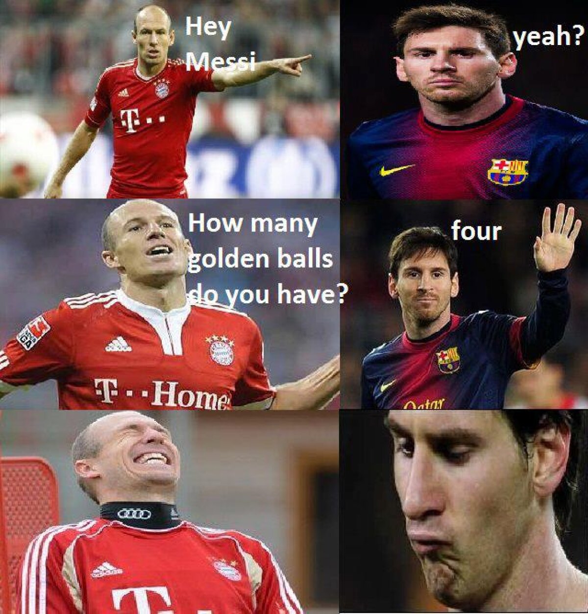 FOTO Glumele zilei pe net după înfrîngerea categorică a Barcelonei cu Bayern Munchen :D