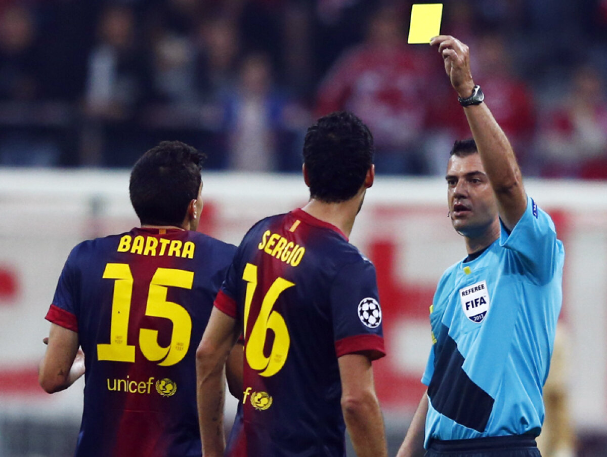 VIDEO Kassai 0! » Arbitrii maghiari au distrus semifinala Bayern - Barca. Au făcut patru mari greşeli