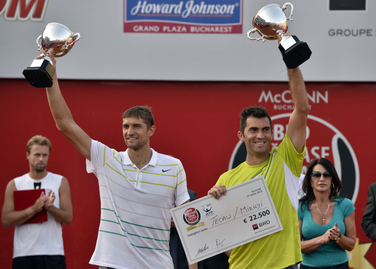 Primul şi al doilea » Horia Tecău a cîştigat din nou la Bucureşti, de data aceasta cu Max Mirnîi