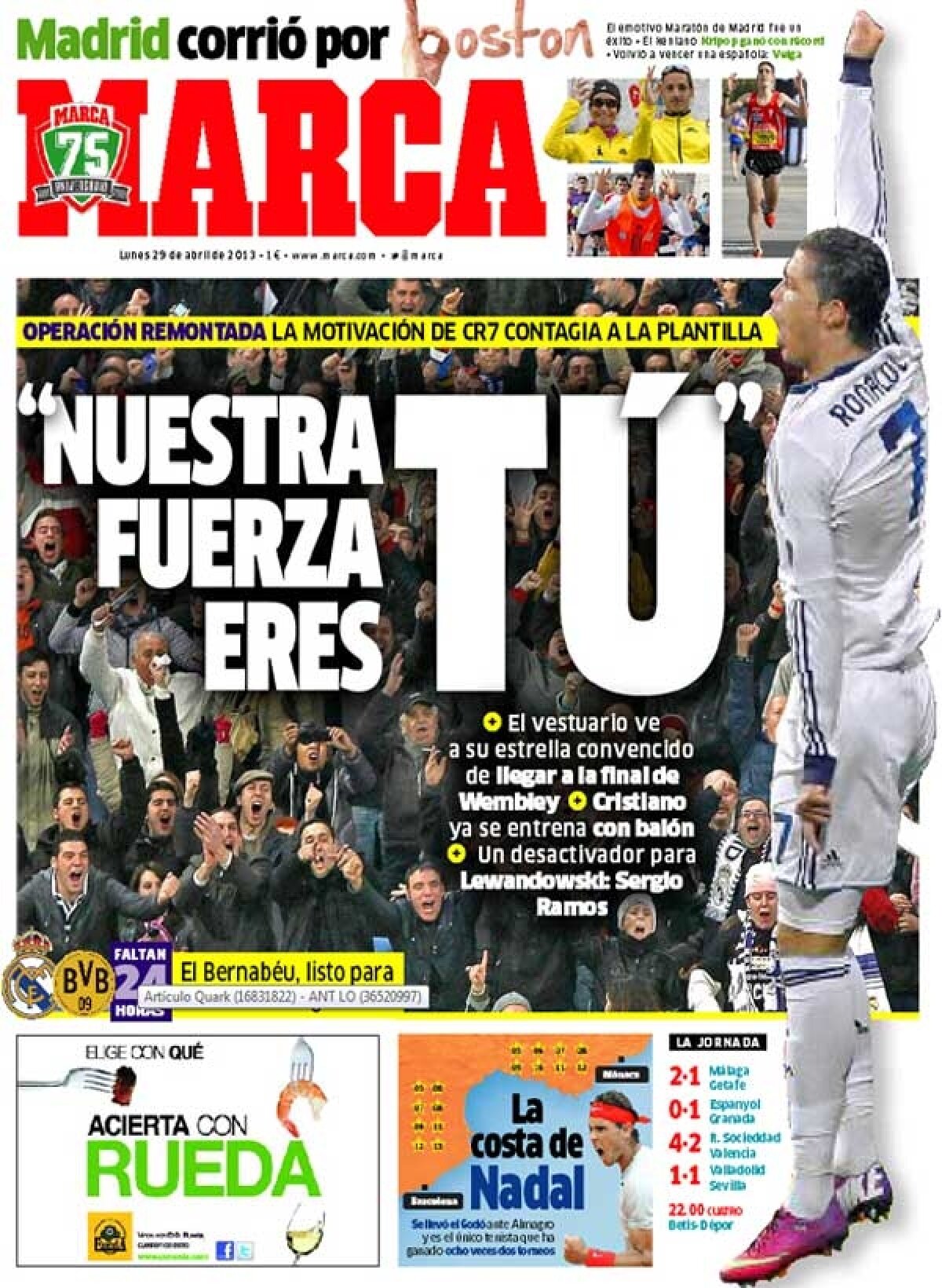 Cristiano Ronaldo e sufletul lui Real! Va încerca imposibilul: 3-0, după 1-4 cu BVB: "Forţa noastră eşti tu!"