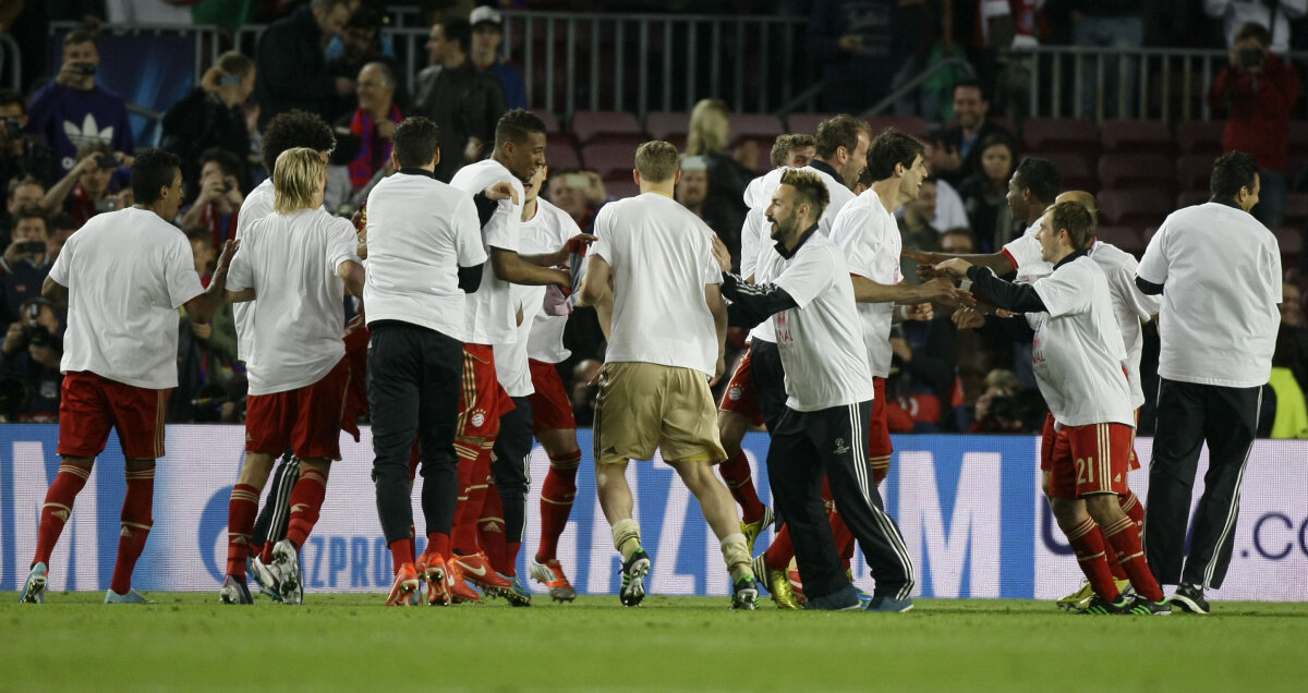 GALERIE FOTO&VIDEO Cel mai norocos fan german de pe Camp Nou! Cum l-au ajutat jucătorii lui Bayern să păcălească forţele de ordine
