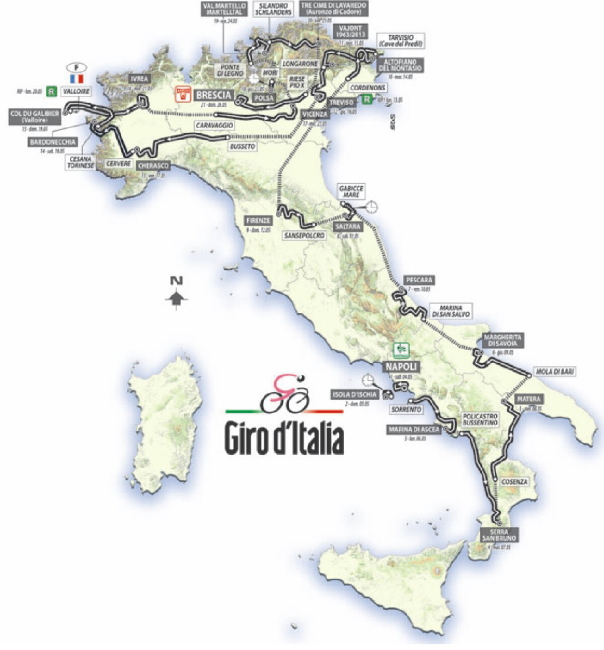 FOTO Începe Il Giro 2013! » Cinci poveşti dintr-o întrecere senzaţională