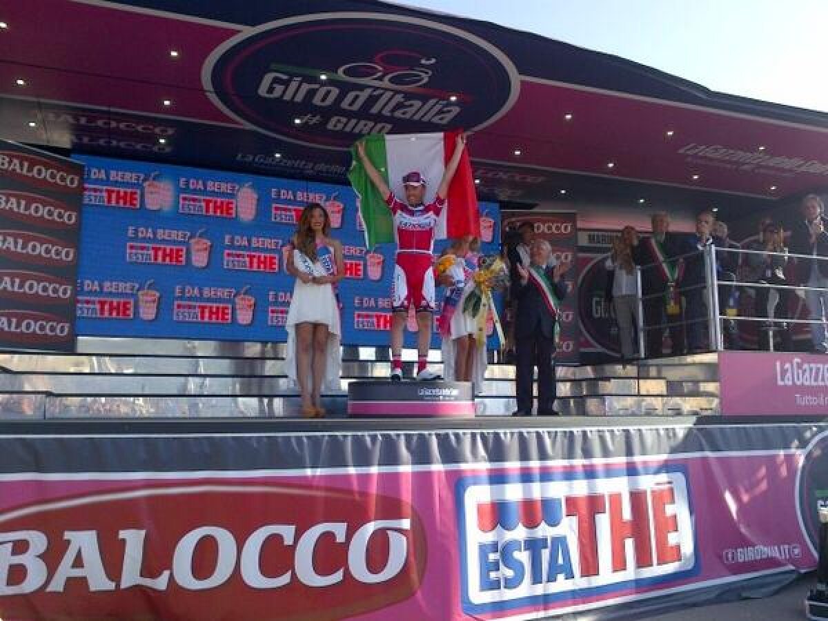 Luca Paolini, lovitură dublă în Turul Italiei: prima etapă din carieră şi tricoul roz!