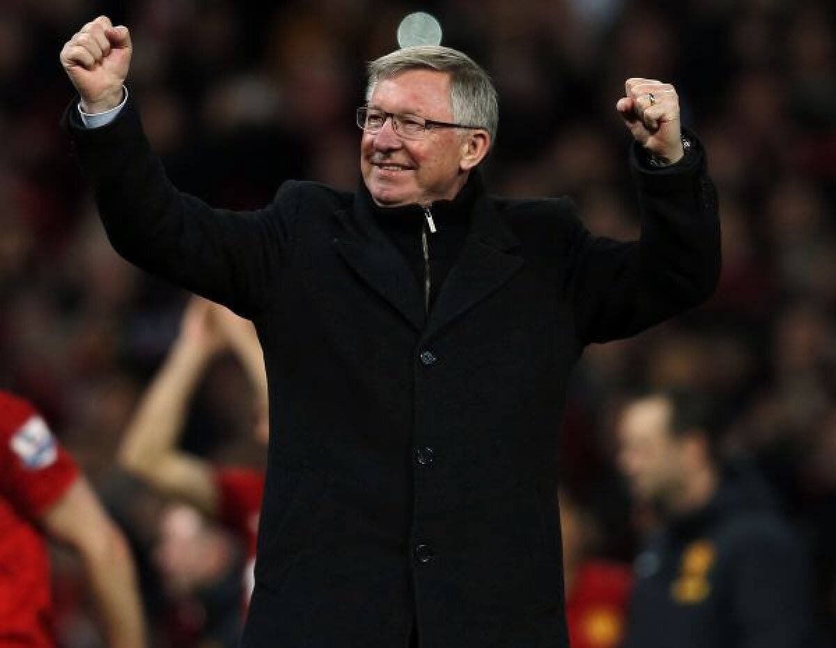 FOTO Thank you, Majesty! » Ferguson părăseşte scena cu 49 de trofee ca antrenor. Trei mai puţin decît Steaua în 66 de ani de existenţă!