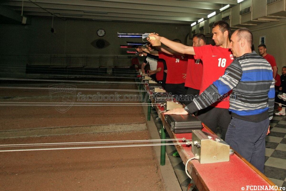 GALERIE FOTO Ţinta Steaua » Dinamoviştii s-au pregătit cu arme pentru războiul din derby :)