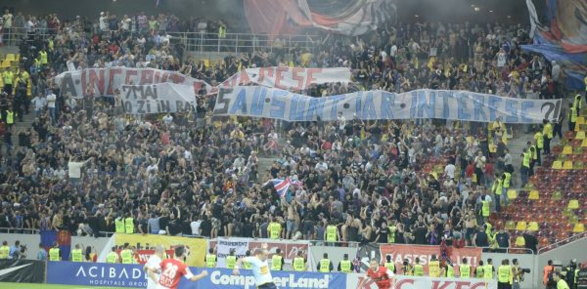 FOTO Spectacolul tribunei » Ultraşii s-au ridicat din nou la înălţimea derby-ului!