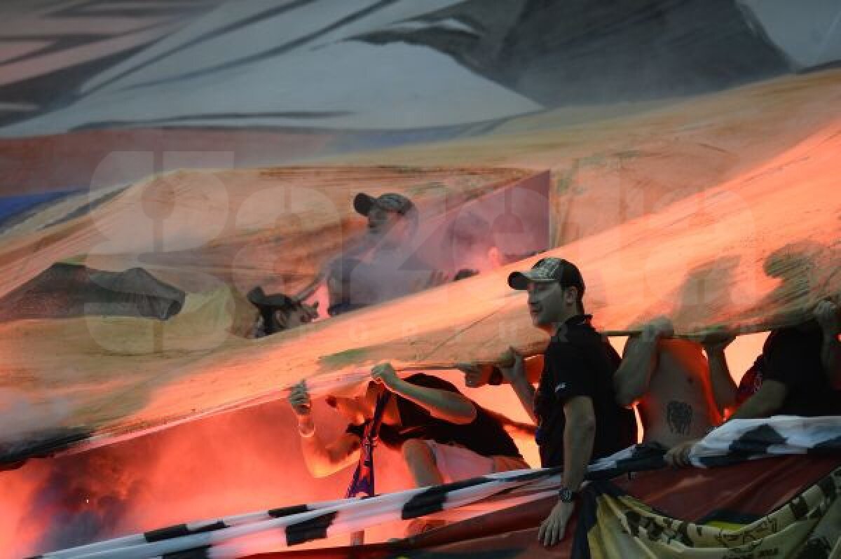FOTO Spectacolul tribunei » Ultraşii s-au ridicat din nou la înălţimea derby-ului!