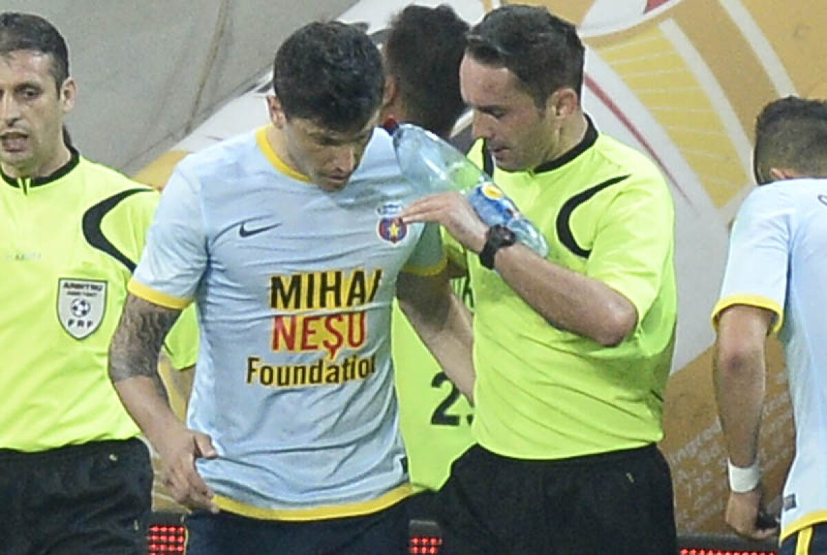 VIDEO Dacă-i Steaua, sînt incidente » După rapidişti, şi dinamoviştii au reuşit să întrerupă meciul cu roş-albaştrii