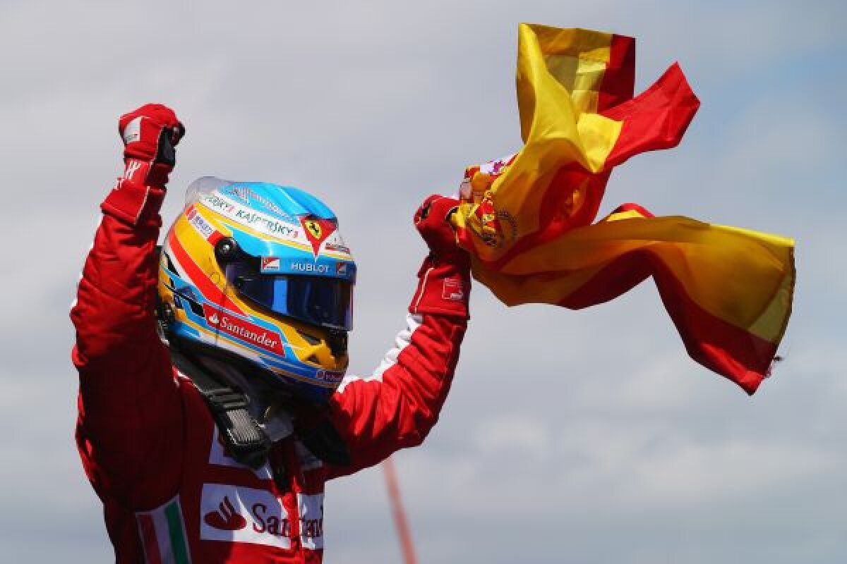 VIDEO Duminică perfectă! » Alonso cîştigă pe teren propriu şi se apropie de Vettel şi Raikkonen