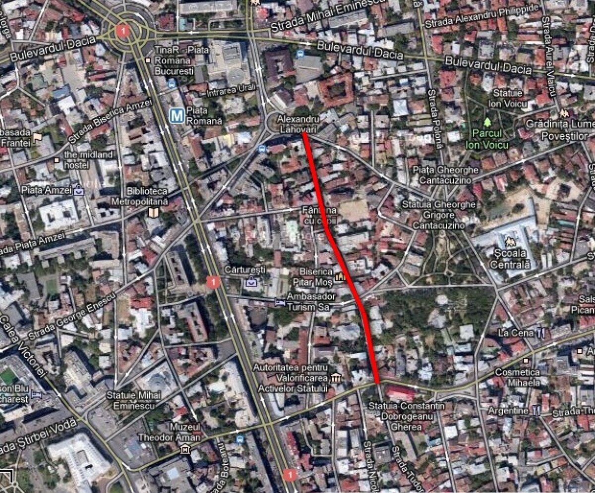 Să mai şi zîmbim » Şoferi, nu vă înghesuiţi pe scurtătură! Strada Dionisie Lupu e blocată :) » Voi pe unde faceţi 200m într-o oră?