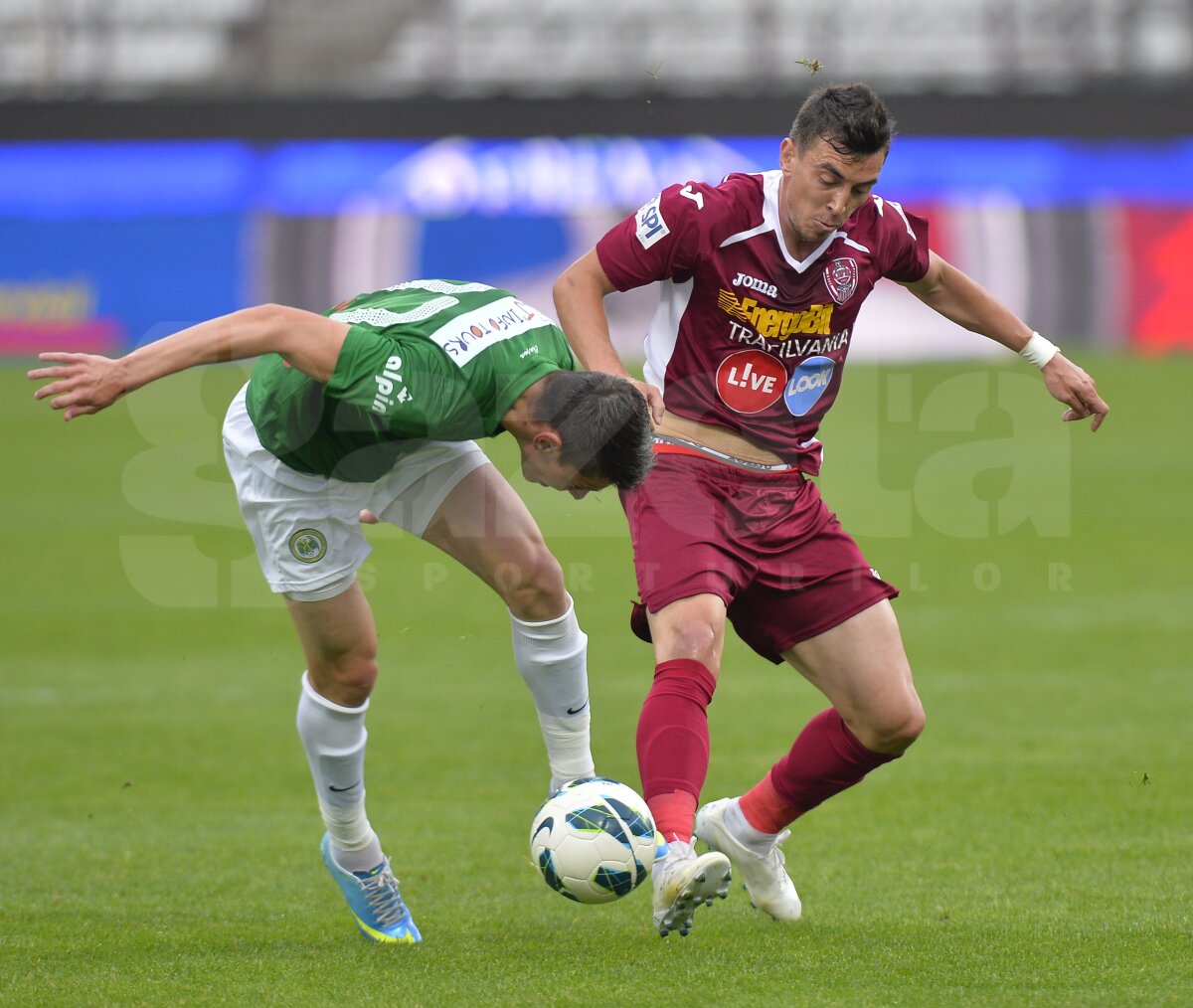 FOTO şi VIDEO CFR Cluj - Concordia Chiajna 1-1 » Oaspeţii au ratat printre degete 3 puncte de aur