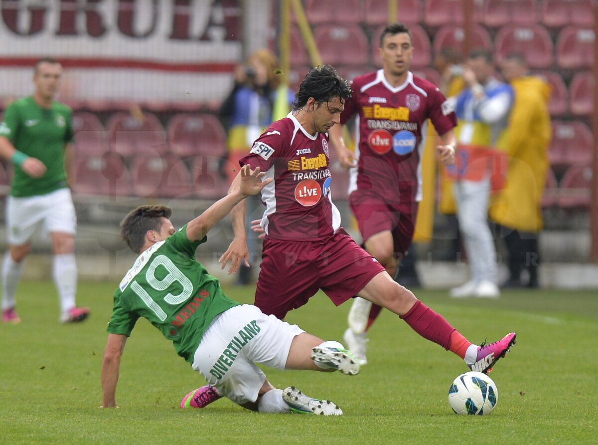 FOTO şi VIDEO CFR Cluj - Concordia Chiajna 1-1 » Oaspeţii au ratat printre degete 3 puncte de aur
