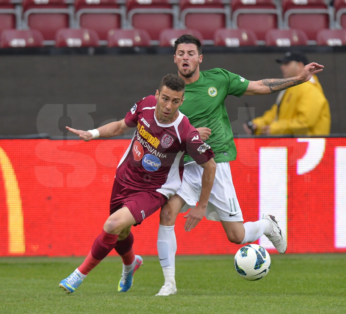 FOTO şi VIDEO CFR Cluj - Concordia Chiajna 1-1 » Oaspeţii au ratat printre degete 3 puncte de aur
