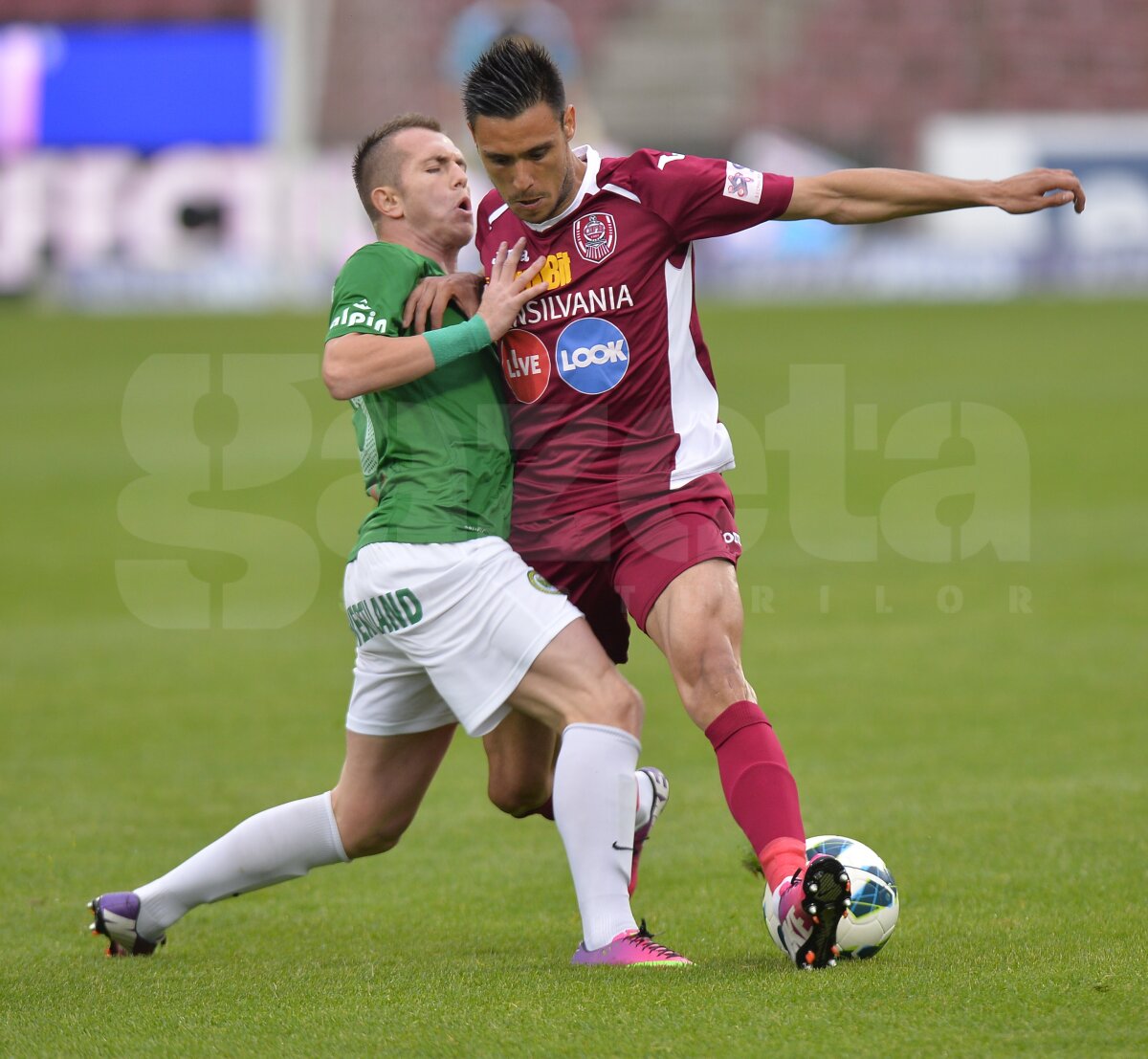 FOTO şi VIDEO CFR Cluj - Concordia Chiajna 1-1 » Oaspeţii au ratat printre degete 3 puncte de aur