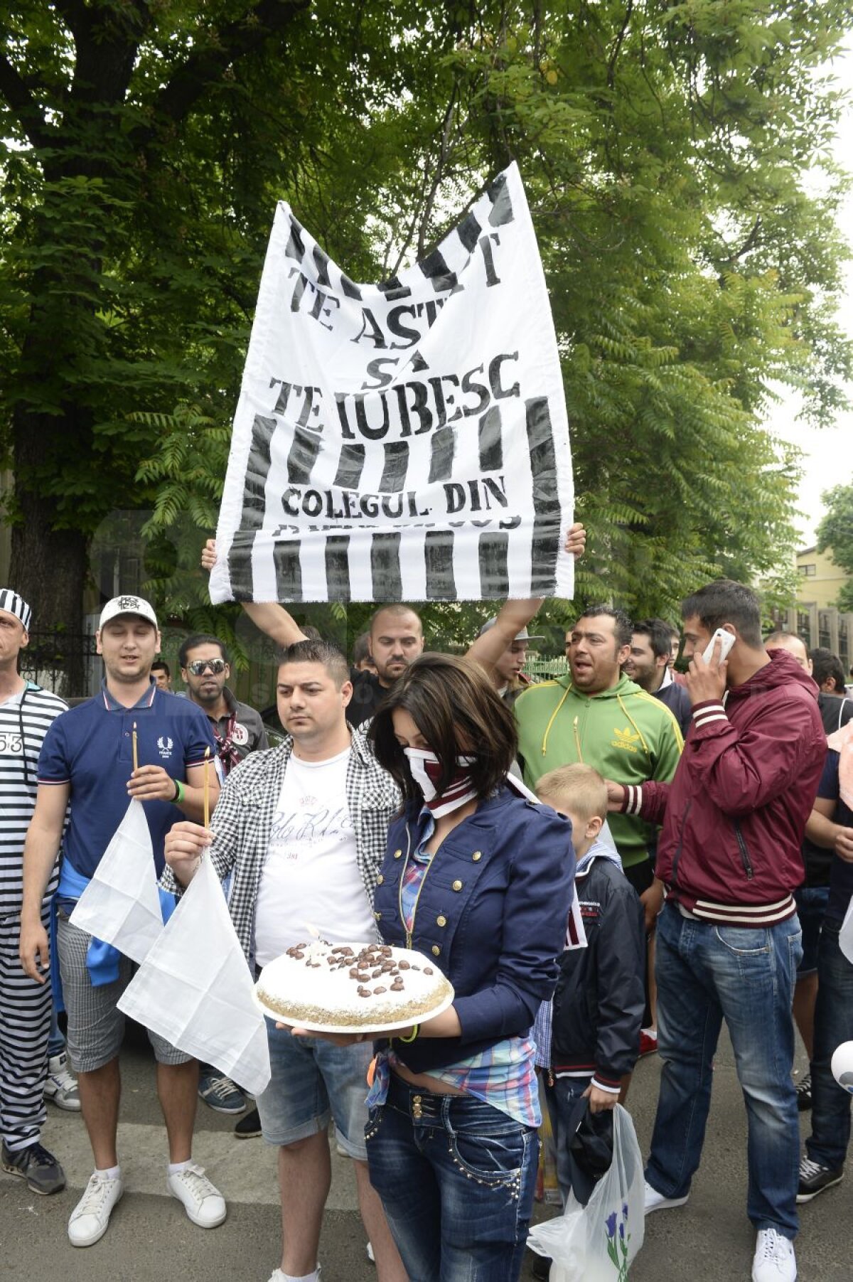 VIDEO&FOTO Imaginile unei zile nebune » Colivă şi violenţe la Înalta Curte