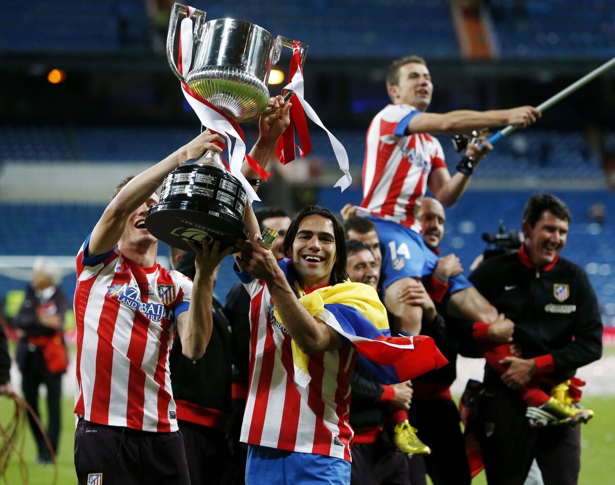 GALERIE FOTO Bucuria lui Falcao, dezamăgirea lui Mourinho » Imaginile unei seri de vis pentru Atletico Madrid