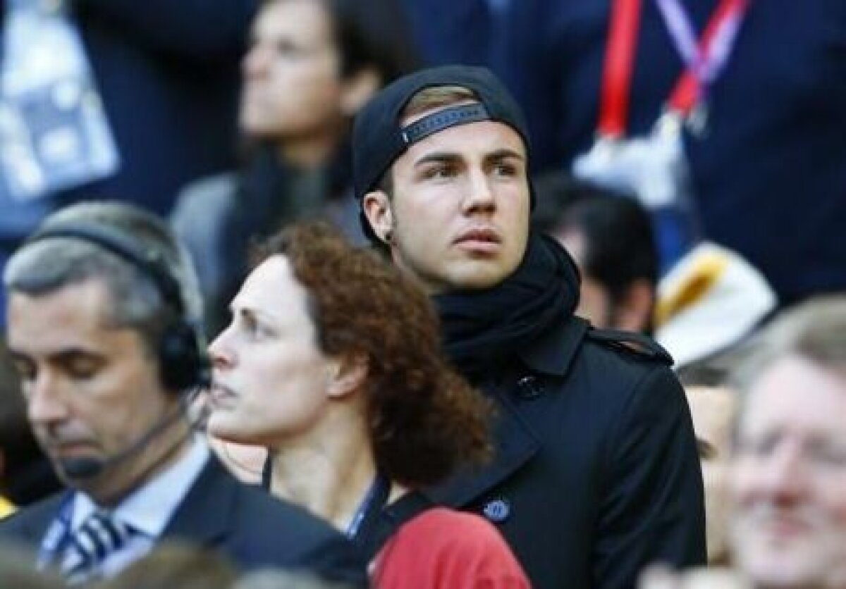 FOTO Toţi ochii pe Gotze » Cum a reacţionat "trădătorul" la golurile din finala Ligii şi cum l-au contestat fanii