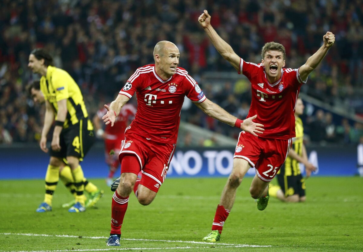 VIDEO şi FOTO » Bayern über alles » Dortmund - Bayern 1-2 » Robben omul finalei!