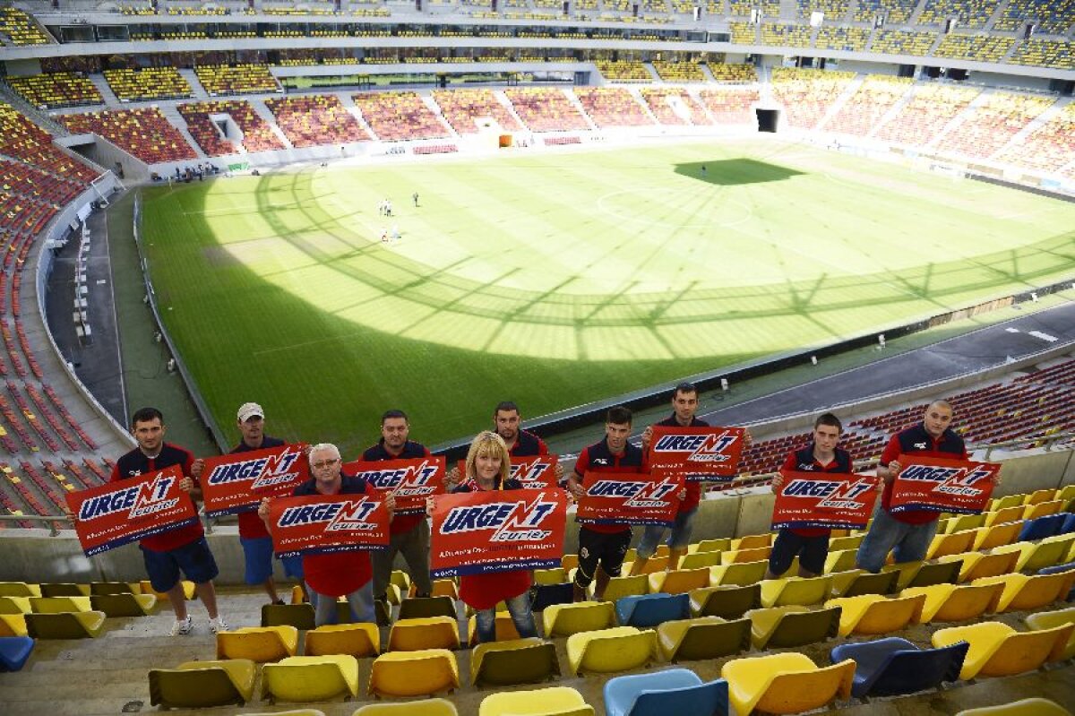 FOTO România, Steaua! » Coregrafie de excepţie, susţinută de Urgent Curier