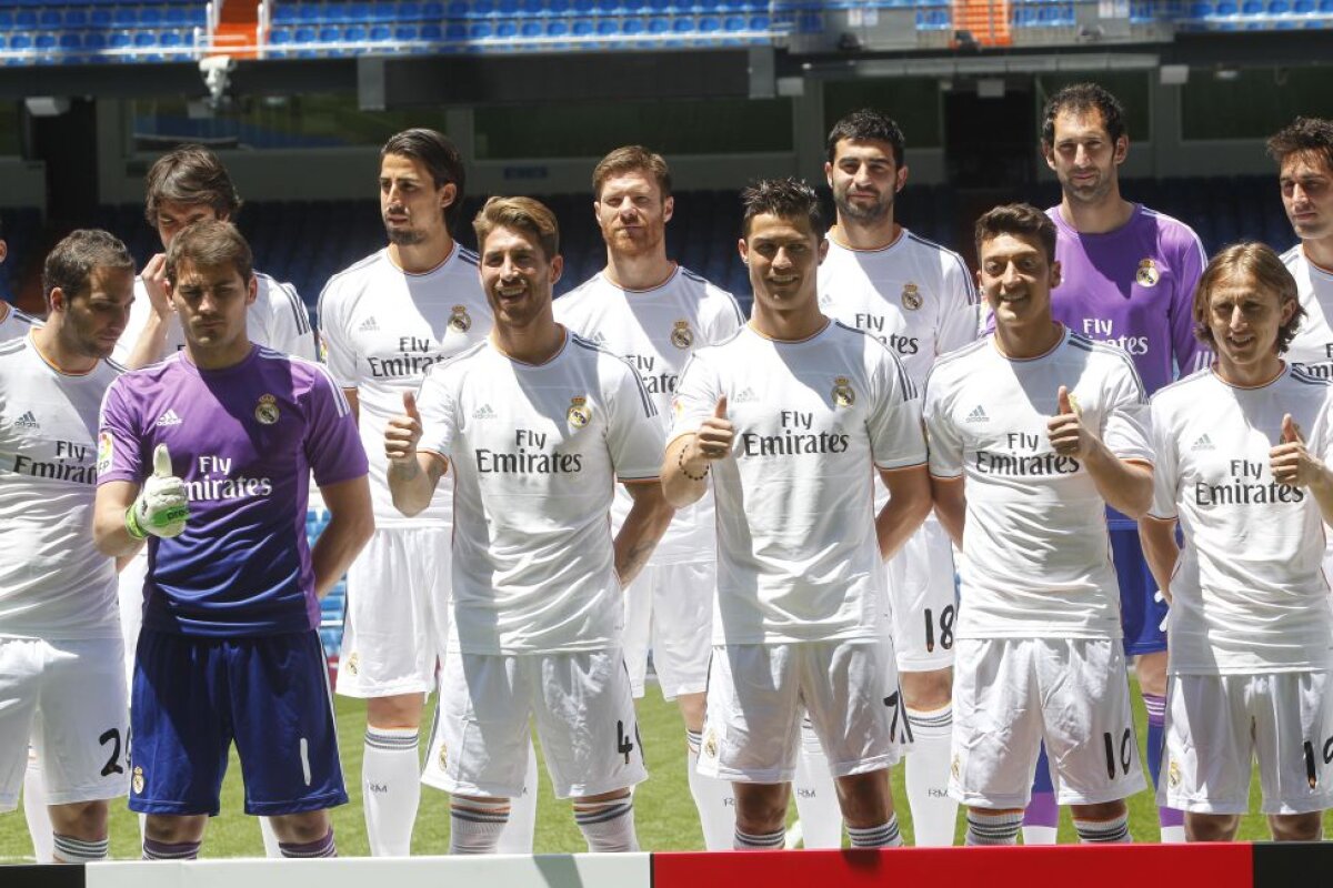 VIDEO şi FOTO » Real Madrid şi-a prezentat tricourile pentru sezonul viitor şi noul sponsor