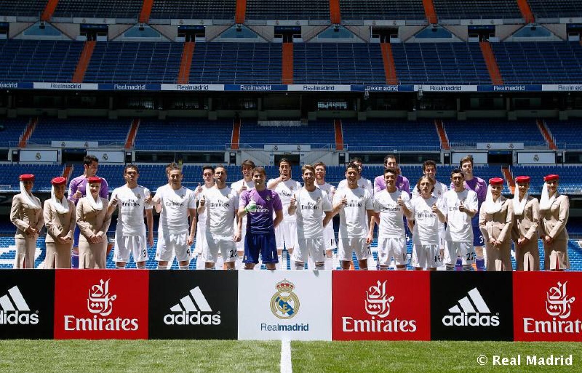 VIDEO şi FOTO » Real Madrid şi-a prezentat tricourile pentru sezonul viitor şi noul sponsor