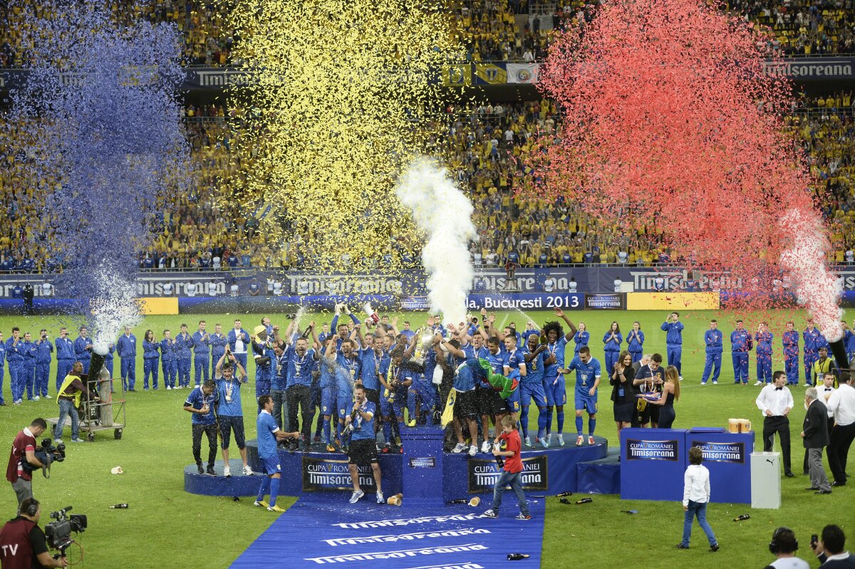 FOTO Petrolul a cîştigat Cupa României după ce a învins pe CFR Cluj, scor 1-0 » Pe 10 iulie joacă Supercupa cu Steaua