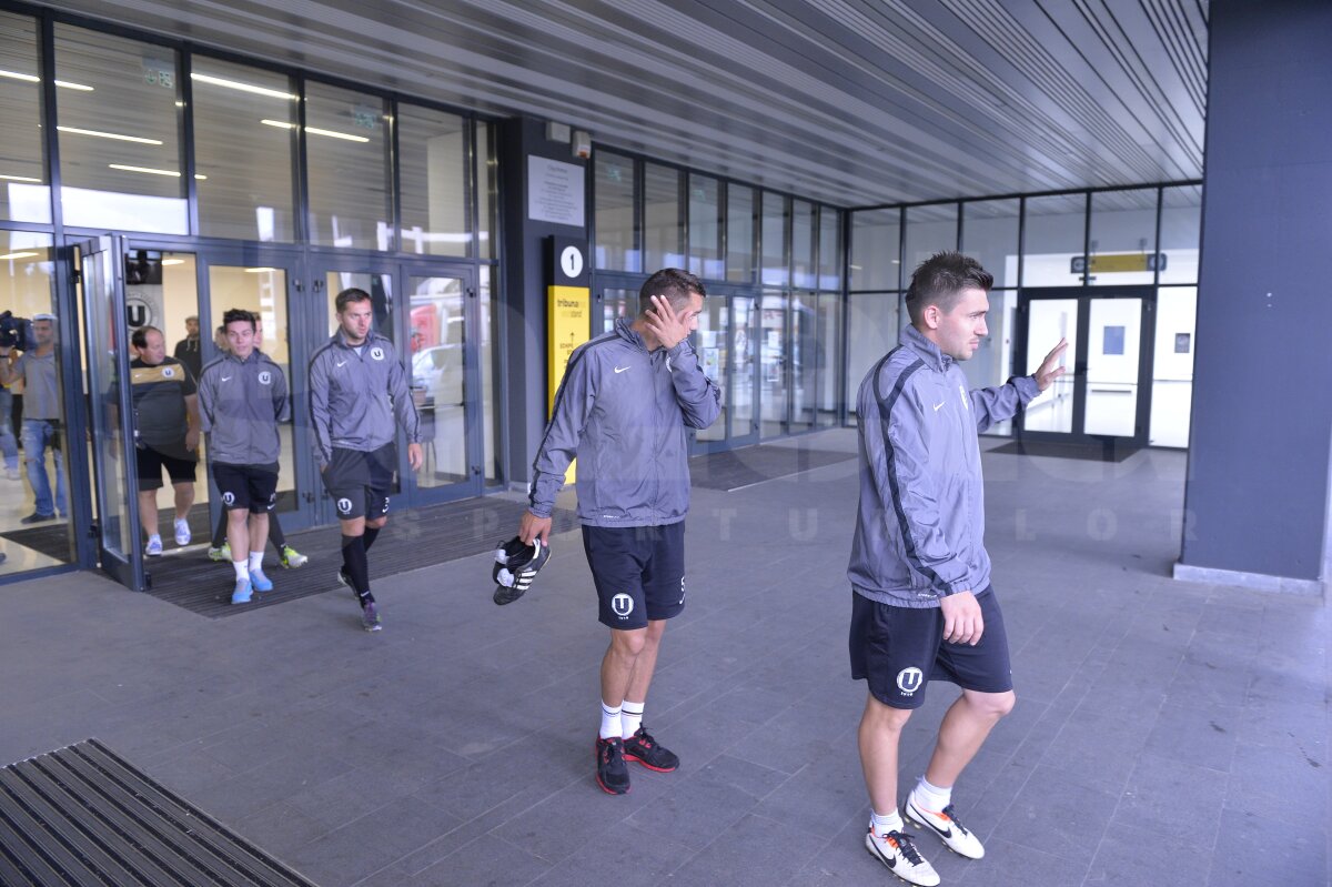 FOTO Universitatea Cluj s-a reunit astăzi! » Deşi a fost prezent, Ganea anunţă: "N-am semnat prelungirea"