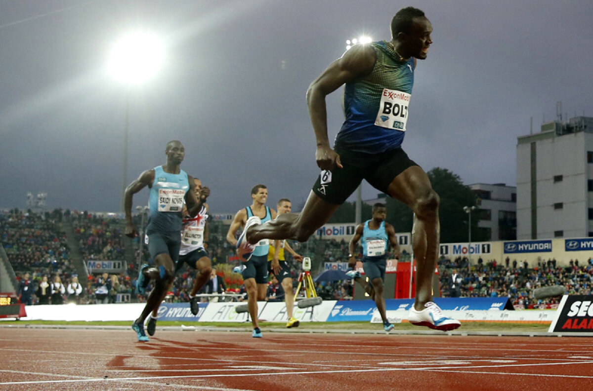 Bolidul Bolt s-a întors » Usain a cîştigat fără probleme proba de 200 de metri de la Oslo