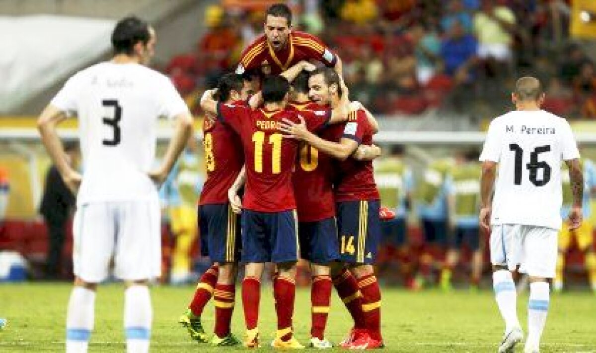 VIDEO Cu Iniesta în mare formă şi Soldado pe val, Spania s-a impus cu 2-1 în faţa celor de la Uruguay