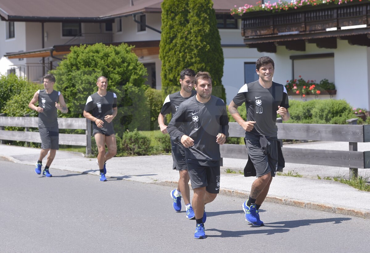 FOTO Veselie şi zîmbete la antrenamentele Stelei de la Westendorf » Cum s-au distrat jucătorii lui Reghecampf