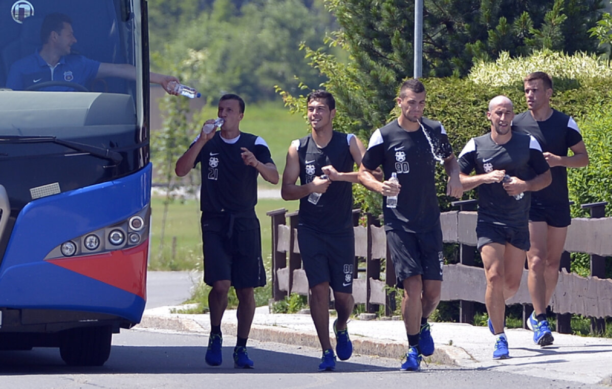 FOTO Maraton în caniculă » Steliştii se antrenează în Austria la peste 30 de grade