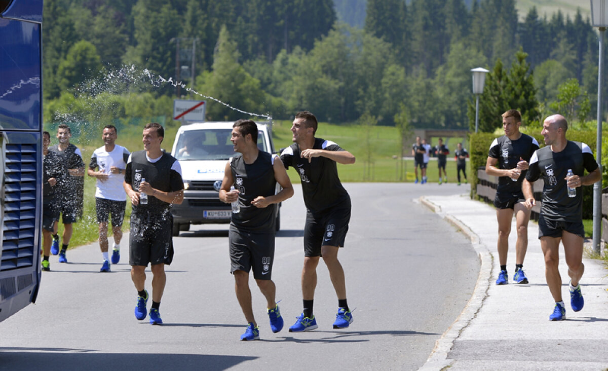 FOTO Maraton în caniculă » Steliştii se antrenează în Austria la peste 30 de grade