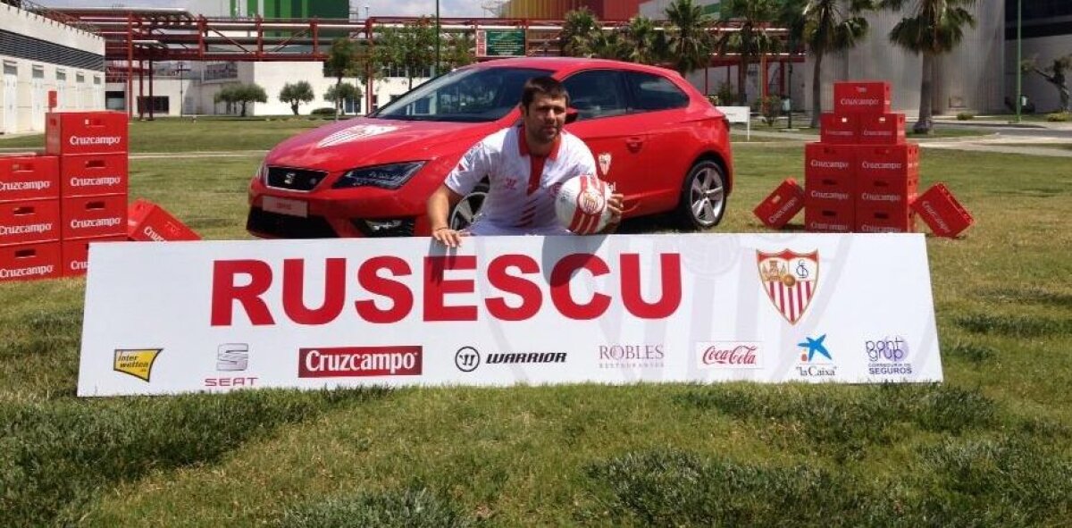 GALERIE FOTO Raul Rusescu a fost prezentat oficial la Sevilla » UPDATE / Mesaj pentru Steaua şi suporterii roş-albaştrilor