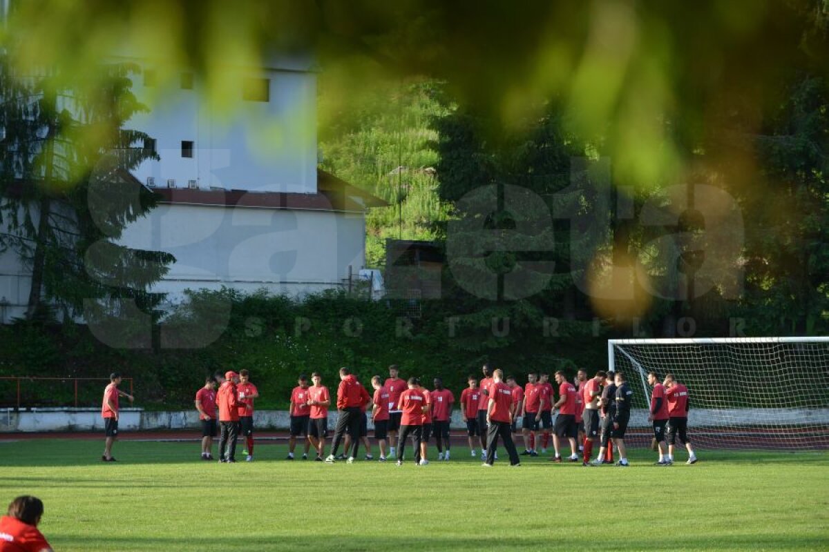 GALERIE FOTO Teste fizice şi chin pentru "cîini" » Dinamoviştii, scoşi la prima oră la antrenament