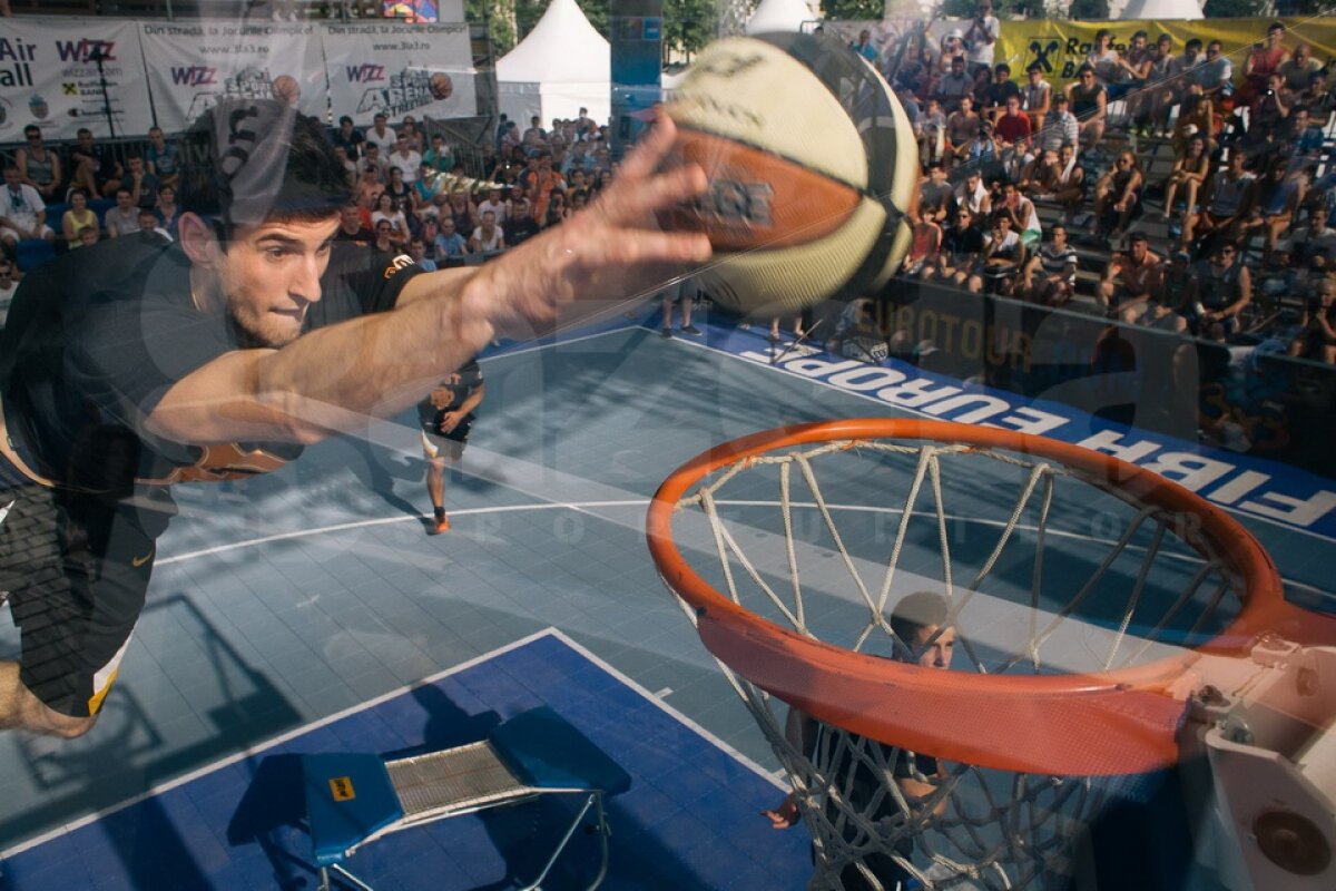 GALERIE FOTO / Nebunie de zile mari la Bucureşti » Gravitaţia a fost ridiculizată la Wizz Air Sport Arena Streetball!