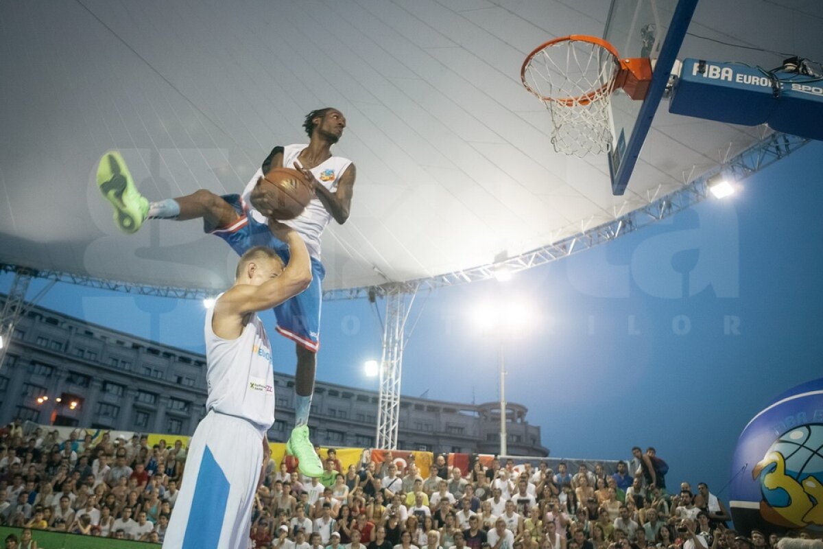GALERIE FOTO / Nebunie de zile mari la Bucureşti » Gravitaţia a fost ridiculizată la Wizz Air Sport Arena Streetball!