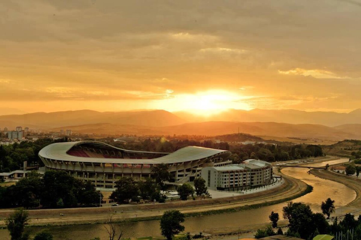 FOTO şi VIDEO Steaua întîlneşte locul 357 în clasamentul coeficienţilor » Stadionul şi galeria macedonenilor sînt însă de top