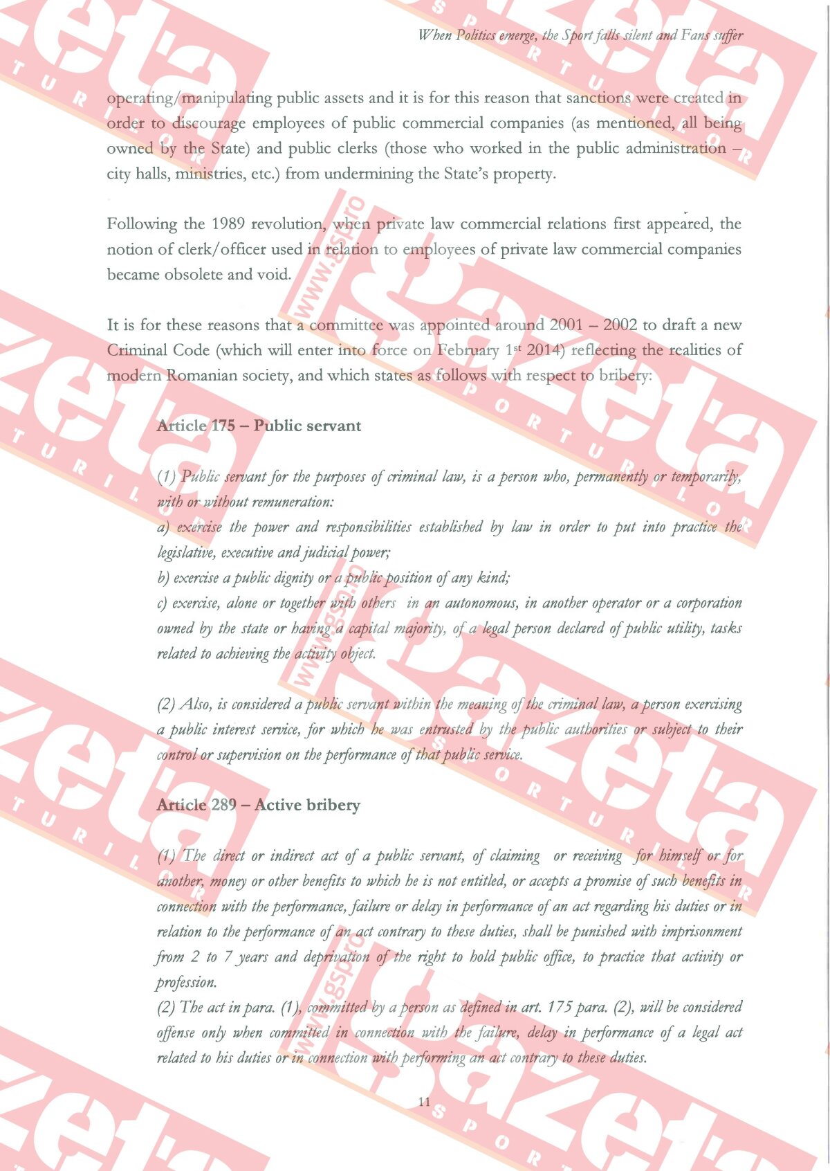 EXCLUSIV » Gazeta vă dezvăluie documentele cu care s-a apărat Steaua la UEFA: "Becali a fost condamnat după un Cod Penal comunist, care va fi înlocuit în 2014!"