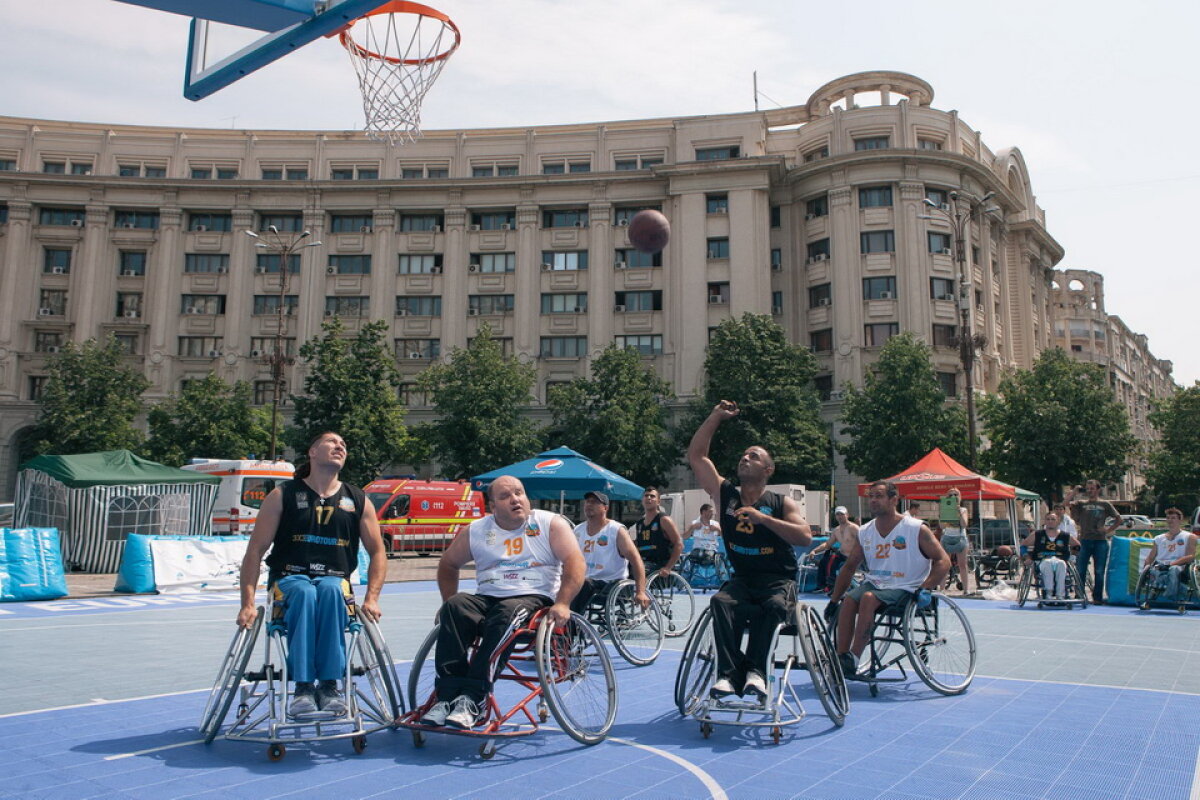 GALERIE FOTO / Bucureştiul a fost capitala baschetului mondial » Spectacol de zile mari la Wizz Air Sport Arena Streetball!