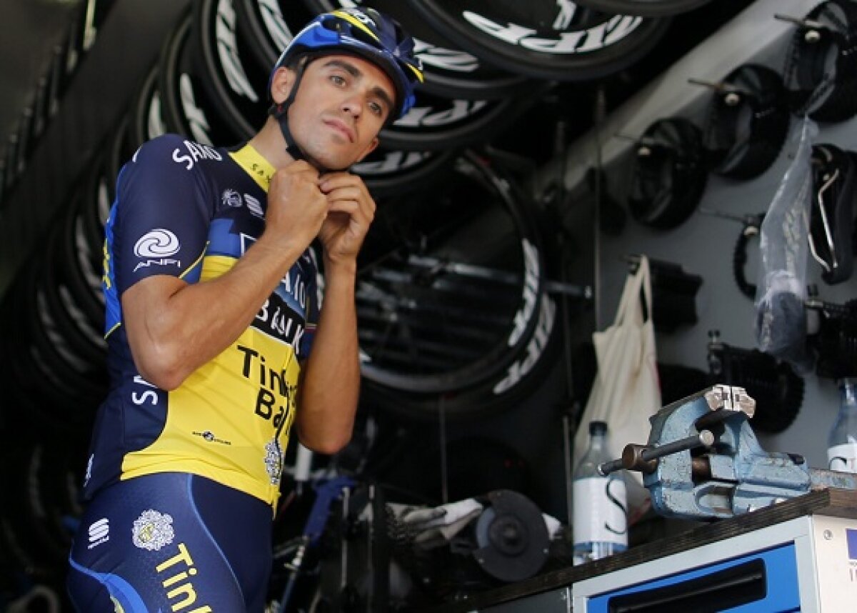 Alberto Contador e OK: "Sper să nu mă doară nimic în contratimpul pe echipe"