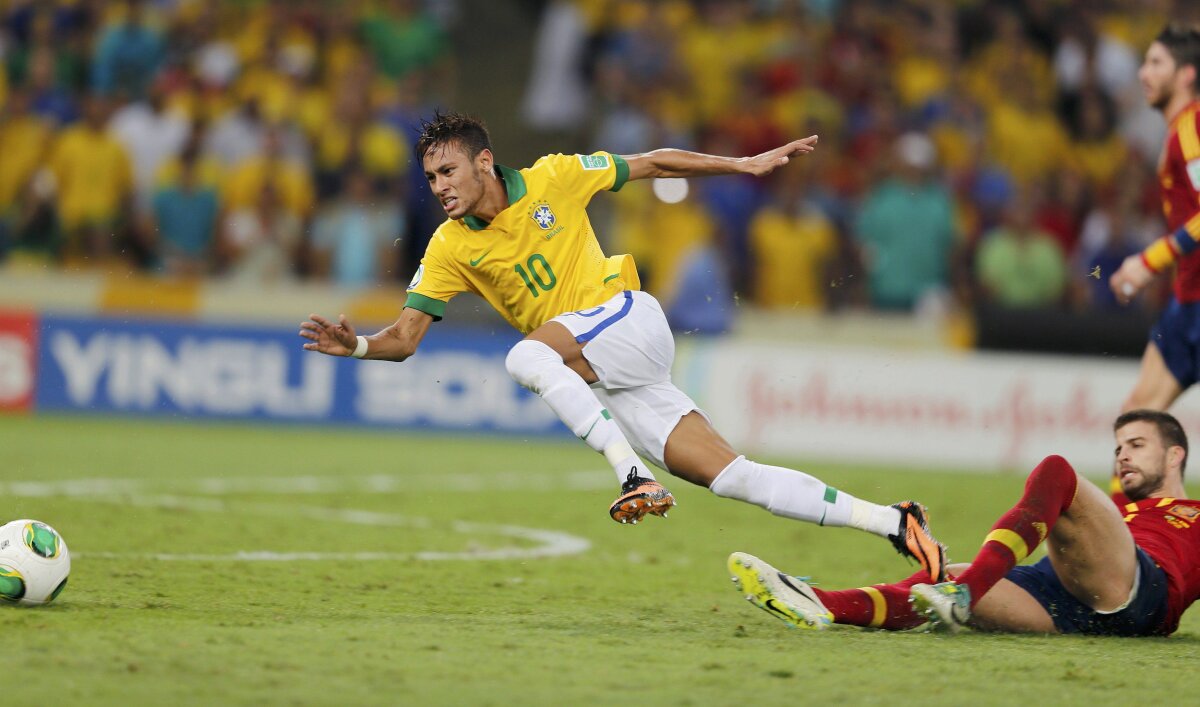 FOTO şi VIDEO Joga bonito e peste tiki-taka » Brazilia a umilit Spania în finala Cupei Confederaţiilor, 3-0