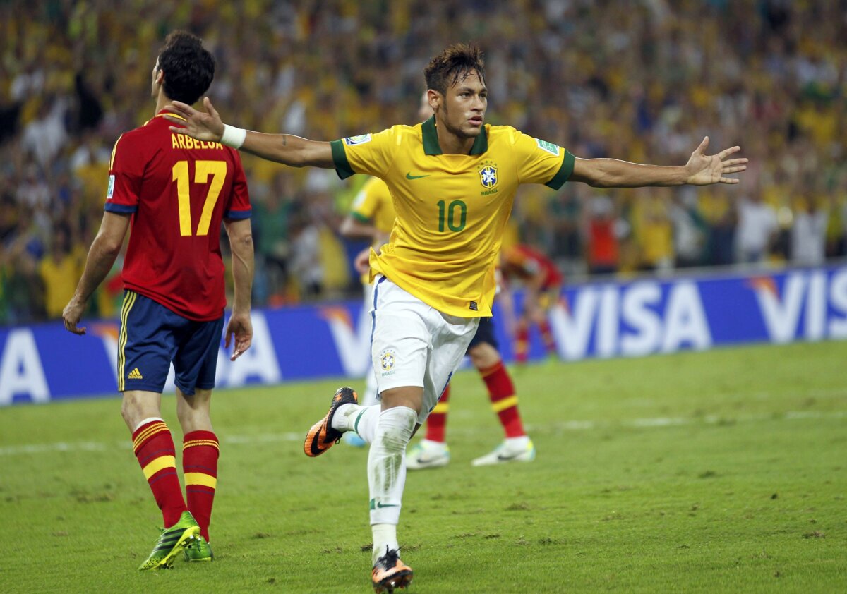 FOTO şi VIDEO Joga bonito e peste tiki-taka » Brazilia a umilit Spania în finala Cupei Confederaţiilor, 3-0