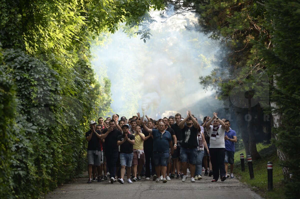 GALERIE FOTO Rada a sunat adunarea » Două surprize în lotul Rapidului prezent la reunire