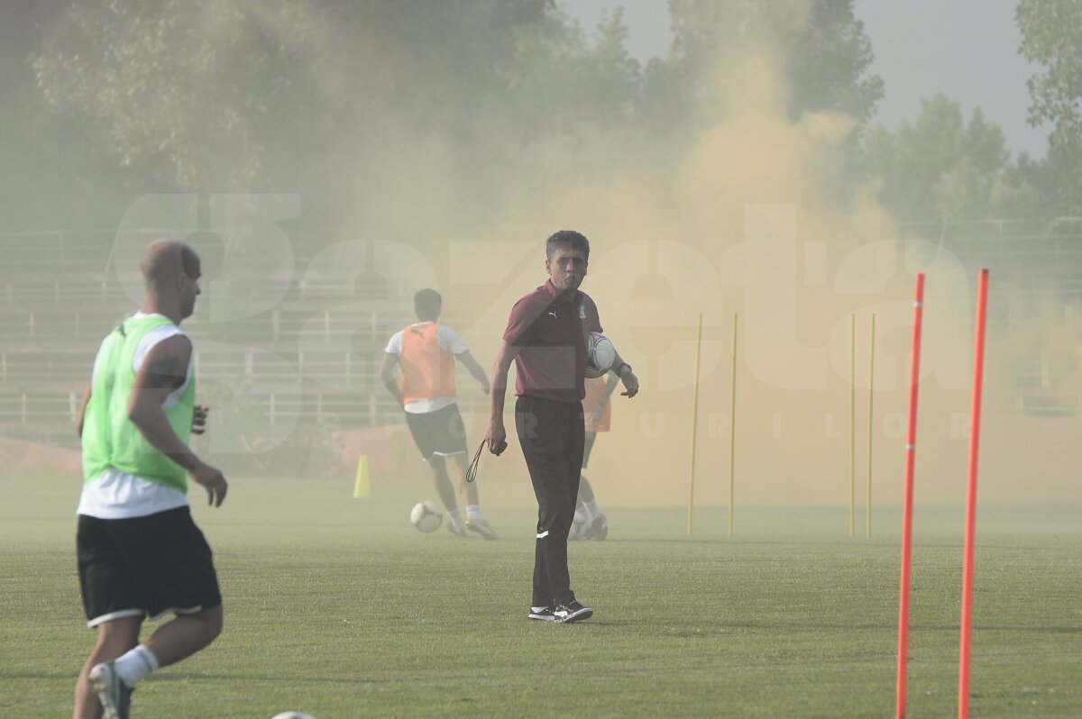 GALERIE FOTO Rada a sunat adunarea » Două surprize în lotul Rapidului prezent la reunire