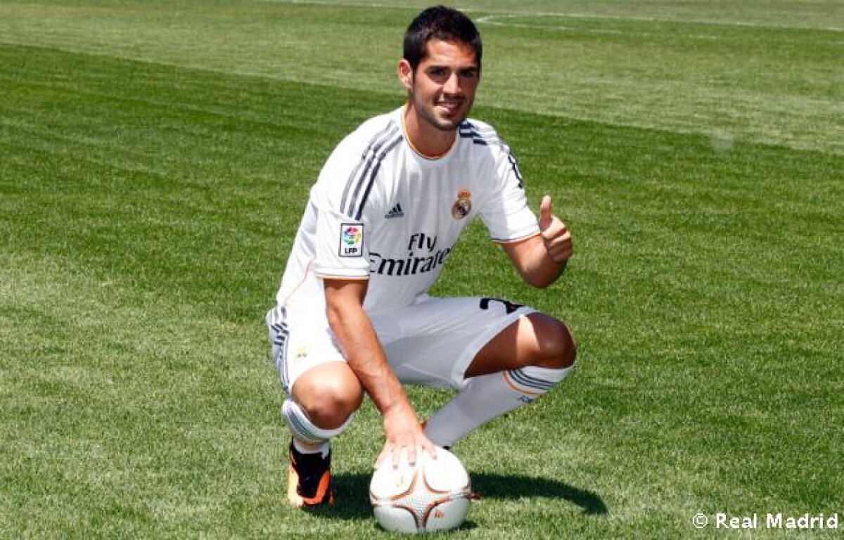 VIDEO şi FOTO » Isco a fost prezentat la Real Madrid » A luat numărul lui Beckham dar nu a sărutat emblema! Ce explicaţie a dat