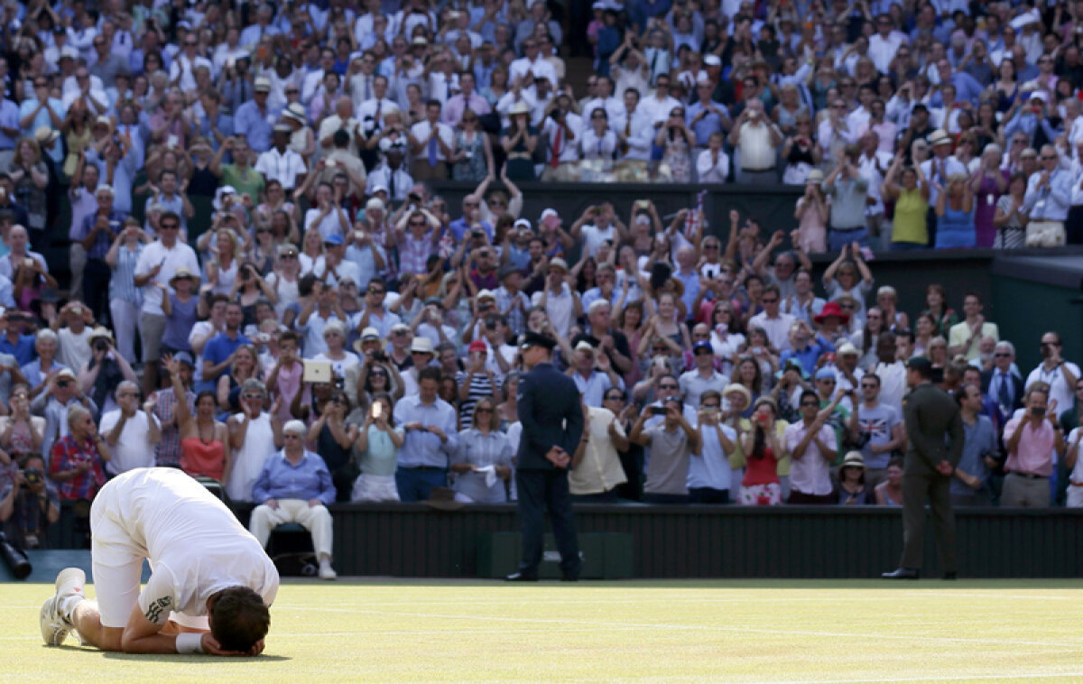 FOTO Sir Andy » Prima victorie pentru un britanic după 77 de ani: Murray, campion la Wimbledon!