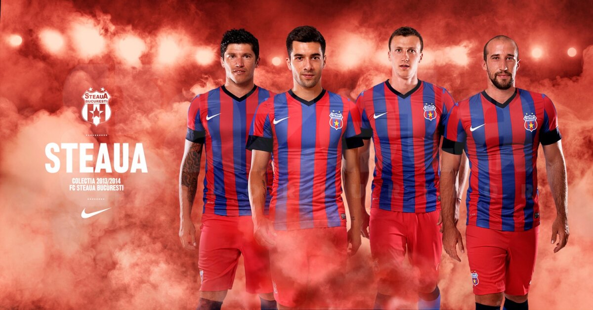 GALERIE FOTO » Oficial, Steaua are un alt echipament pentru sezonul 2013-2014. Cum ţi se pare?